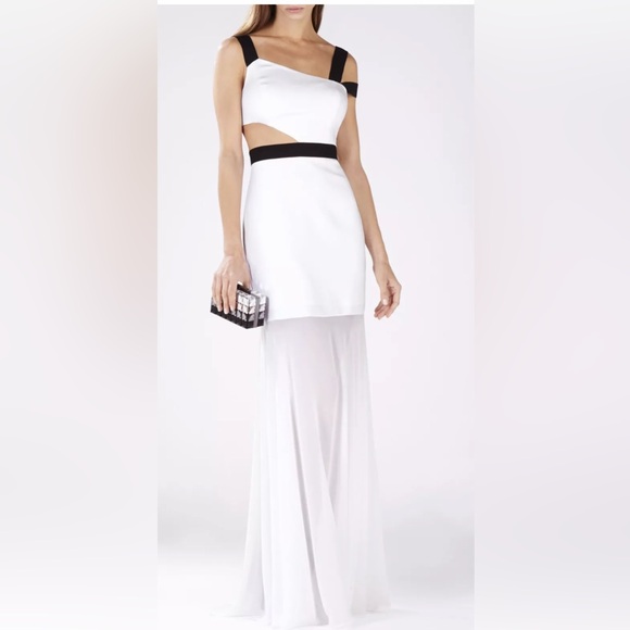 NWT BCBGMAXAZRIA size 8 Roxana maxi dress - Picture 1 of 11